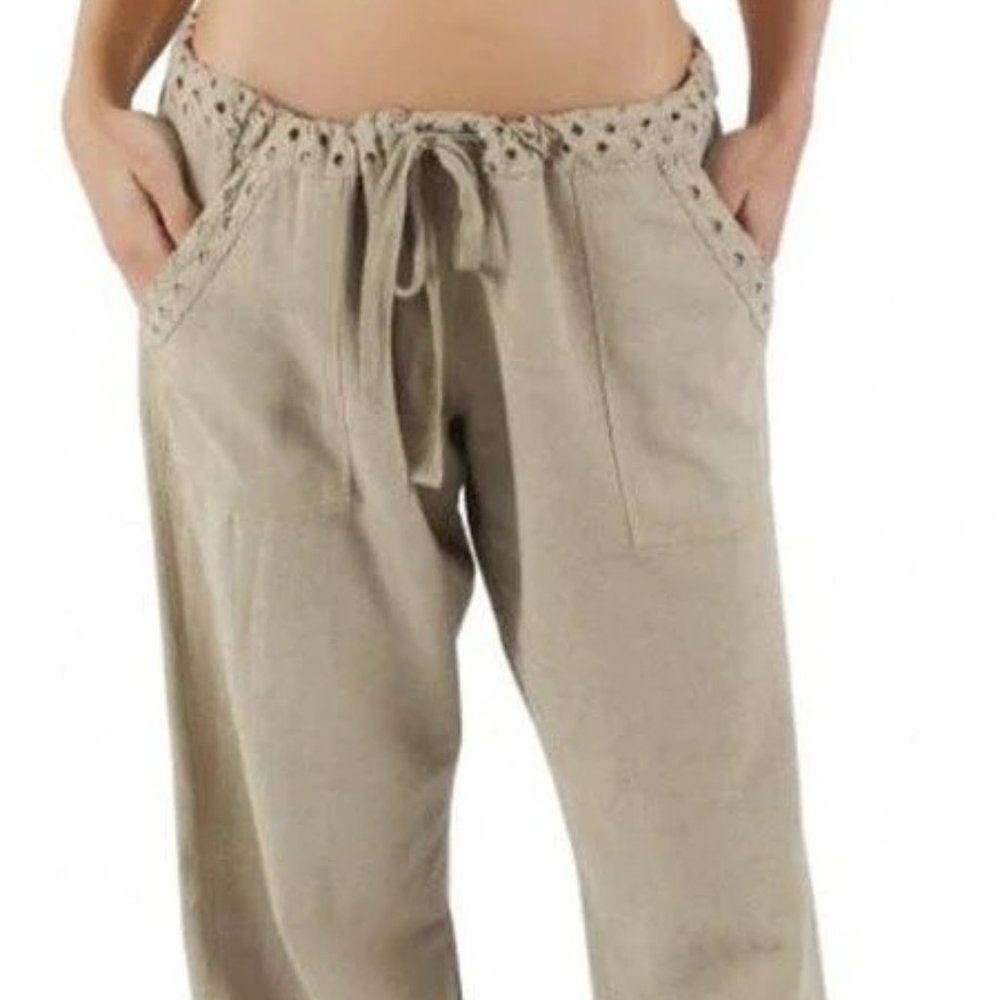SITA ~new Organic Linen Mandy Pant /Lounge Pants